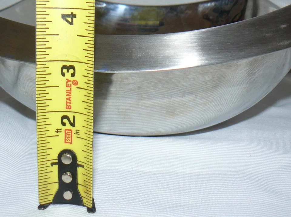 Yamazaki Signature Collection Bowl 18/10 Stainless Steel Figural Square Shape - Image 4 of 4