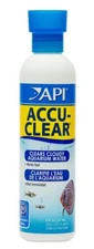 API Accuclear Fast Aquarium Water Clarifier 8oz Treats 2,360 gal Safe for Fish
