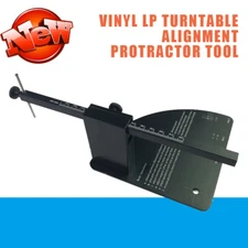 Vinyl LP Turntable Alignment Protractor For Phono Record Cartridge Stylus mmezAm
