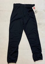 Wilson A4114 Black Baseball Pant Adult