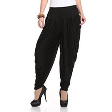 Women's Viscose Black Dhoti Pant Pack of 2