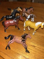 HORSE TOY LOT 7 PLASTIC HORSES 1 Is Funrise See Photos