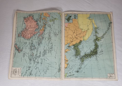 1944 FAR EAST ATLAS Geographia Map Company, Alexander Gross, Ralph Fabri - Bild 6 von 12