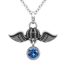 Birthstone Crown Necklace Crown Royal Flight With Crystal By Controse