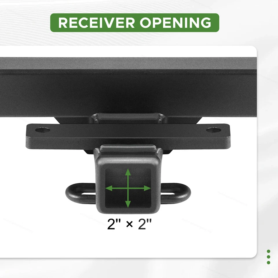 Class 3 Trailer Hitch 2 Receiver Rear Bumper Towing For 2016-2023 Toyota Tacoma - Imagem 2 de 4