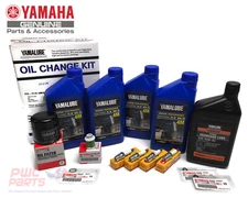 YAMAHA 2017+ F90LB F90JB Oil Change Gear Lube Gasket Spark Plugs Maintenance Kit