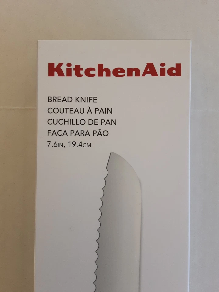 Faca de pão recortada Kitchen Aid 7,6 pol (nova na caixa) - Imagem 4 de 4