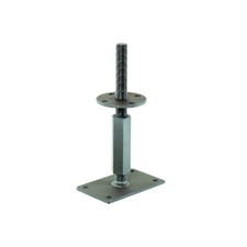 Pitzl Pfostentr&auml;ger - Rechts/Links Gewinde 10921.1000 - verstellbar 142-207mm Zi