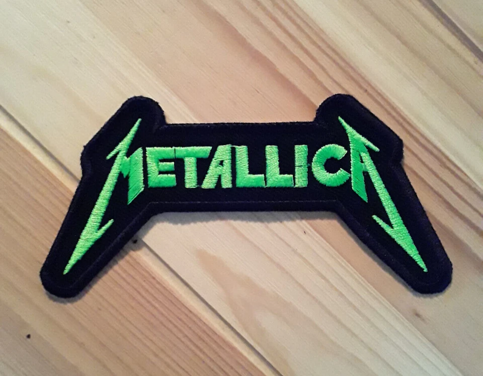Metallica Patch Neon Green Iron-on Embroidered High-Quality Thrash Metal Slayer - Image 4 of 4