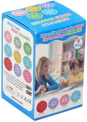 9 Math Fact Fidget Spinners Addition Subtraction Subtract Add Minus Educational