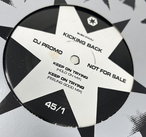 Kicking Back - Keep On Trying - SUBX014DJ 12” Rare Promo Vinyl - Imagen 4 de 6