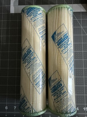 Two (2) WATER EQUIPMENT TECHNOLOGIES 50 MICRON FILTER 9.75'' x 2.75'' Made in USA