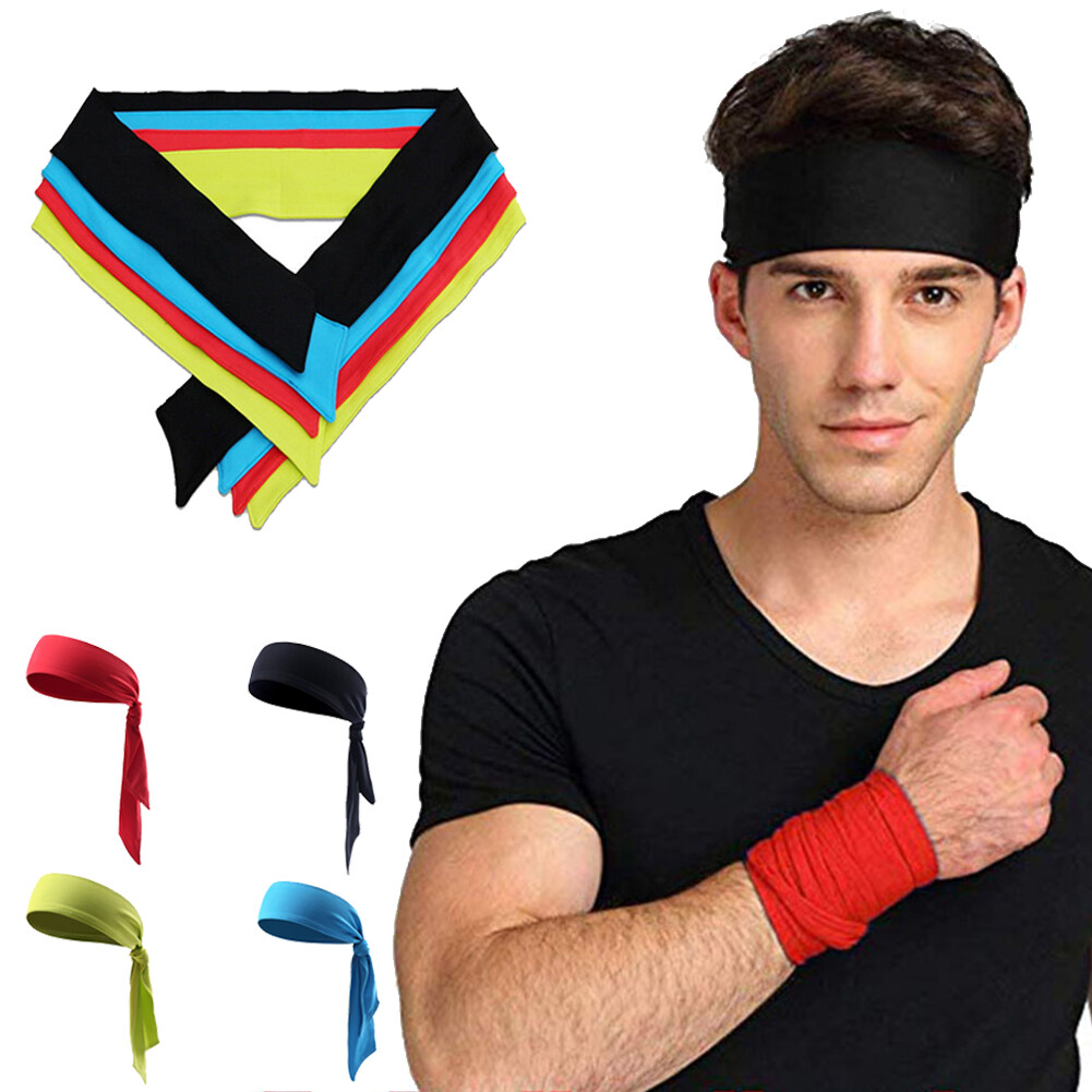 Headband Decathlon Fascia Per Testa Sportiva - Bandana Avvolgente Ninja,  Unisex Uomo/Donna, Nero, Eco-Friendly Fascia Spugna Sudore, image size:1001x1001