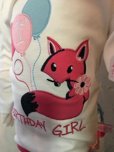 Girls 12 - 18 Months 1st Birthday One Piece Outfit - Picture 5 of 5