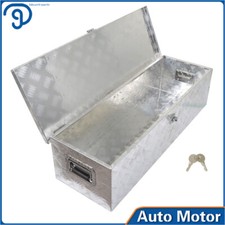 39 X 13 X 10 Aluminum Pickup Truck Trunk Bed Tool Box Trailer Storage Wkeys