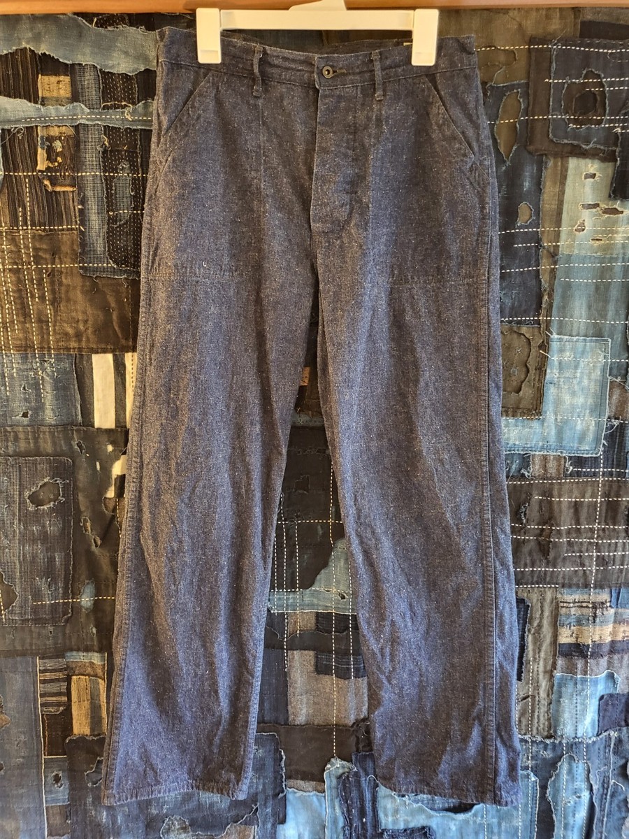 Orslow US Navy Utility Pants - Indigo Denim (One Wash) | eBay