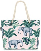 Void Tasche Vintage Elefanten Safari Palmen Hawaii Tropen-Wald Tropisch
