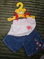Build-A-Bear Flower Smock Set Discontinued 2010 New With Tags