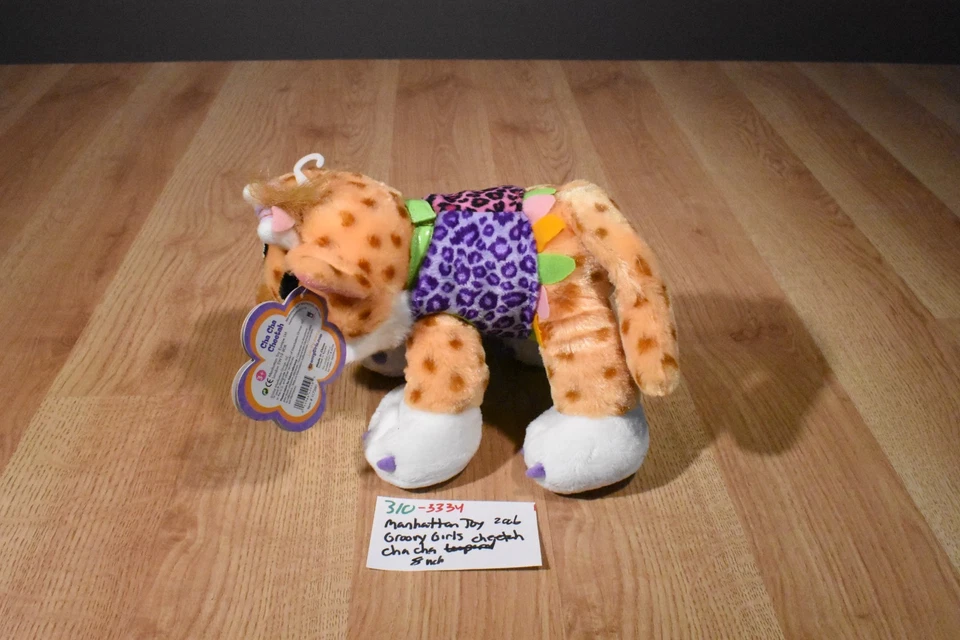 Bolso de felpa Manhattan Toys Groovy Girls Cha Cha Cheetah Beanbag (310-3334-1) Foto 3 de 4