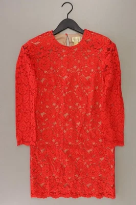✨ H&M Spitzenkleid Kleid für Damen Gr. 34, XS Langarm rot aus Polyester ✨ - Bild 1 von 4
