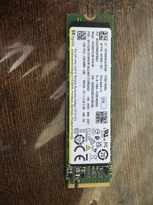 SK hynix PC801 NVMe 2TB M.2 2280 PCIe Gen4x4 Internal SSD HFS002TEJ9X101N