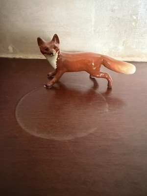 Vintage Beswick stehender Fuchs Porzellan Figur