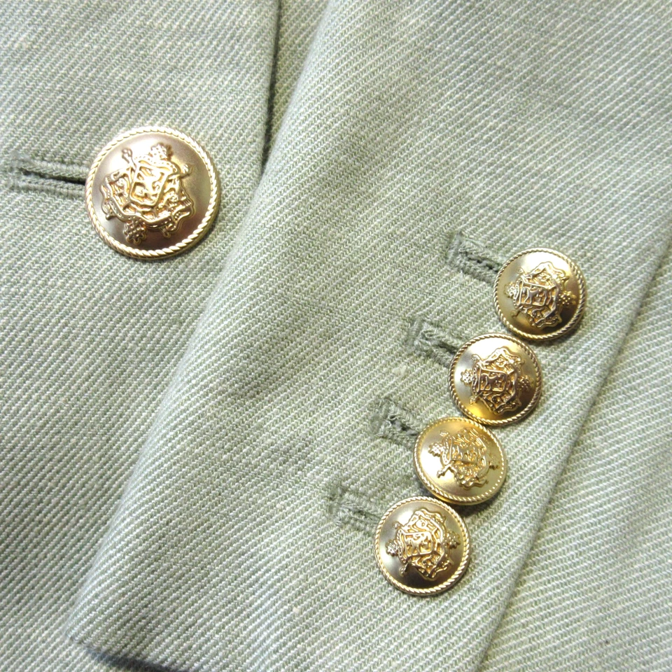 Blazer J.Crew Bristol en Light Sage Chaqueta de Lino Elástico Natural 4 Nuevo con Etiquetas Foto 3 de 4