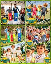 Eocolz Outdoor Carnival Games, Potato Sack Bags for Kids Adults, Egg Spoon Relay