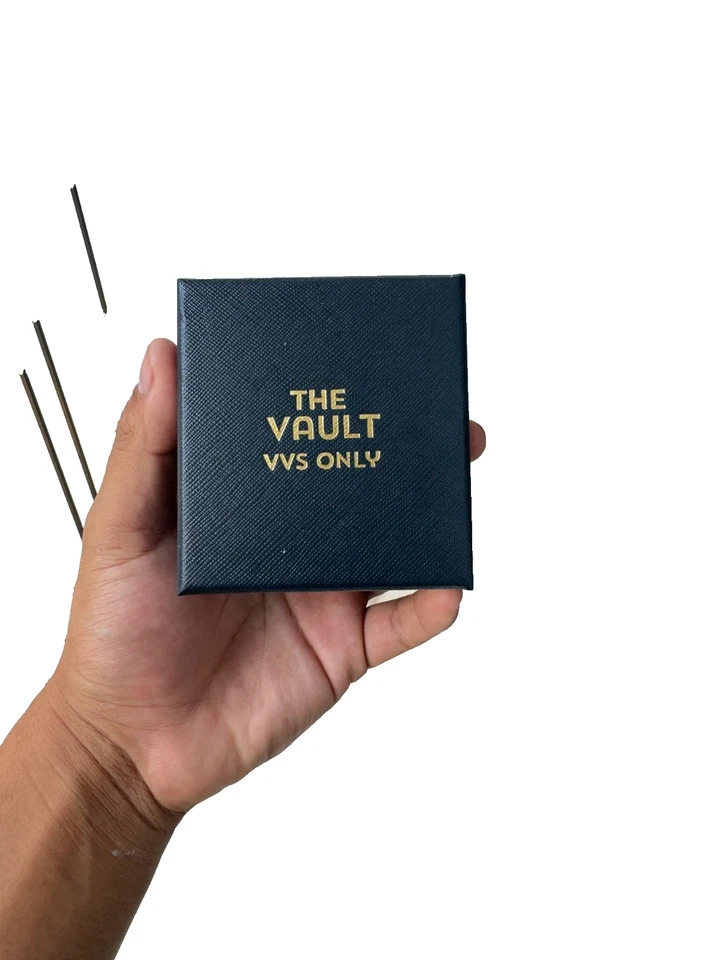 Brincos de halo de moissanita real ouro branco 14k mais de prata 925 hip hop unissex - Imagem 2 de 4