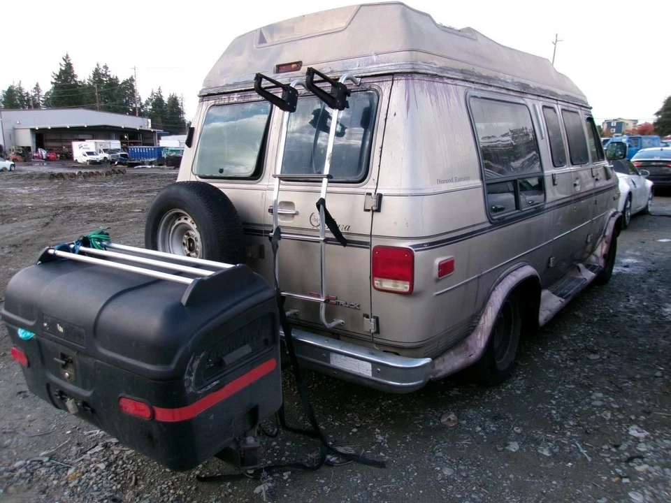 Side View Mirror Dual Mirror 4 Bolt Mounting Fits 80-96 CHEVROLET 30 VAN Foto 4 de 4