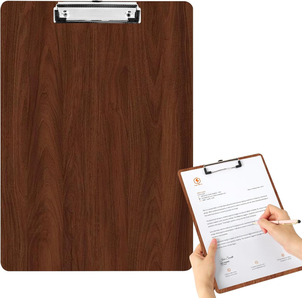 Holz Klemmbrett A4 Klemmbretter Mit Metallklemme-image