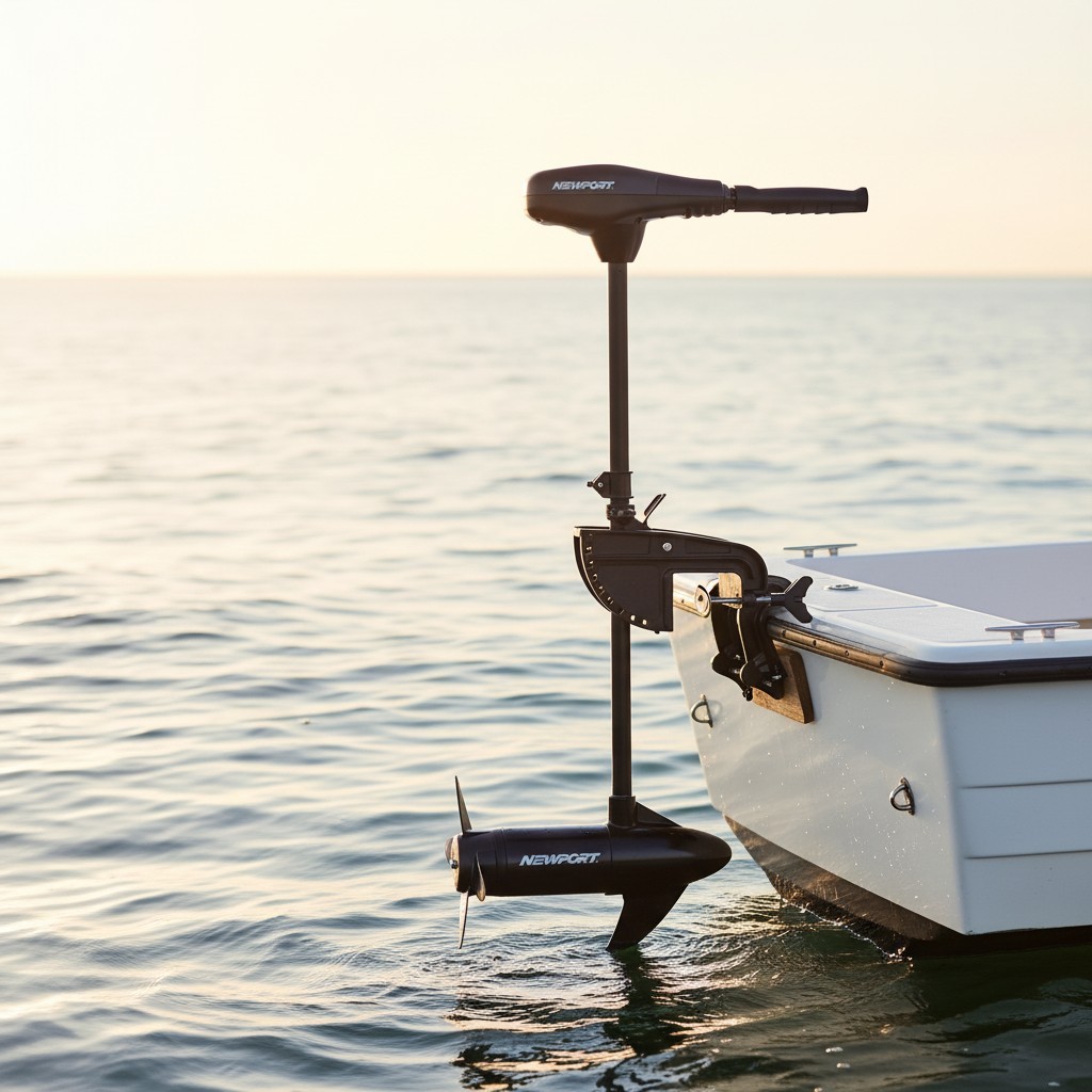Newport NV-Series 55lb Thrust Electric Trolling Motor with LED