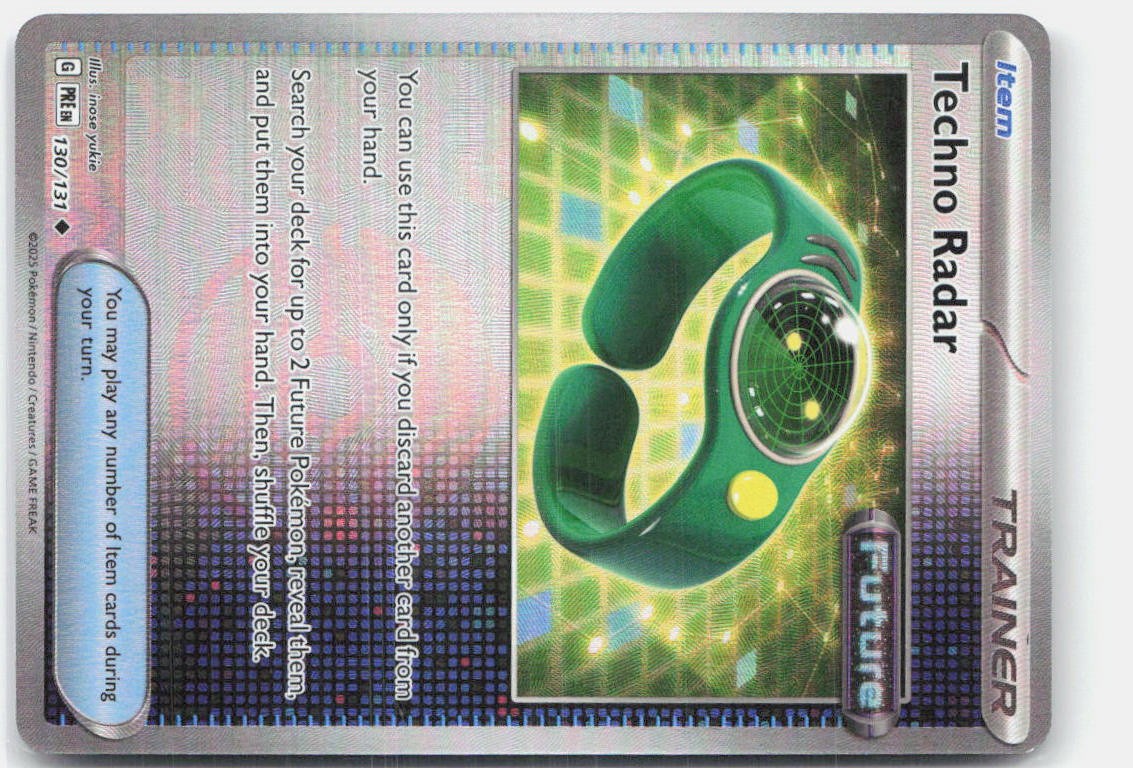 Techno Radar (Poke Ball) 130/131 Holo SV: Prismatic Evolutions Pokemon NM