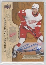 2018-19 Upper Deck Engrained Rookies Auto Michael Rasmussen #54 Auto 18gt
