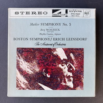 MAHLER - Symphony No 5 | Leinsdorf BSO | RCA FTC-7007 | 7.5ips 4trk reel
