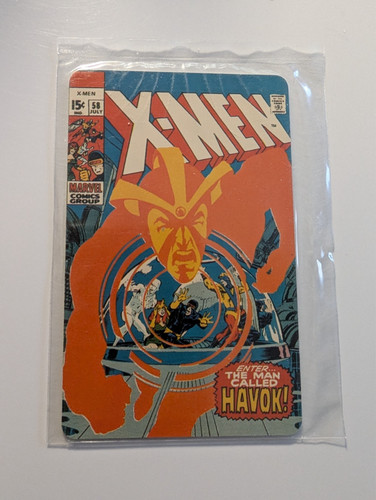 Marvel  Prepaid Phone Card - 1994 GTS - X-MEN #58 Cover, RARE, SEALED, not used