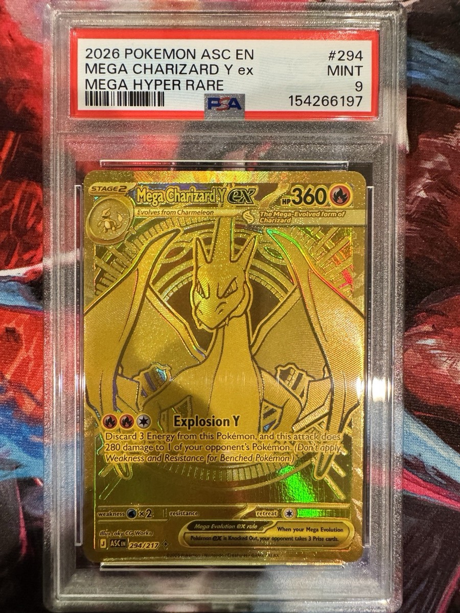 Mega Charizard Y ex 294/217 Me: Ascended Heroes Holo for sale