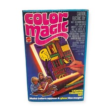 RARE Vintage 1978 Mattel Color Magic Lighted Coloring Set - BRAND NEW
