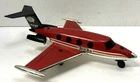 Vintage 1979 Tonka Red Lear Jet Metal Toy Airplane *Some Decals Missing