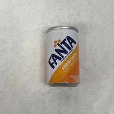 Lattina Mignon FANTA Aranciata Vintage Da Collezione 25ml Piena. #7