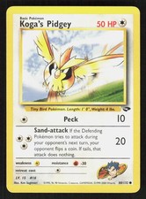 Pokemon Koga's Pidgey 80/132 Unlimited Common Gym Challenge (LP) on eBay