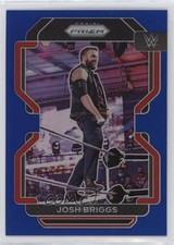 2022 Panini Prizm WWE Blue Prizm 70/199 Josh Briggs #177 09if