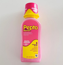 Pepto-Bismol 5 Symptom Relief Liquid 8 fl oz Nausea/Diarrhea 525mg Exp 12/2027