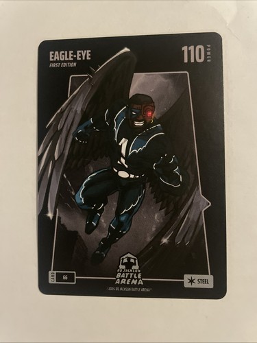 Jalen Hurts 2024 Bo Jackson Battle Arena Eagle-Eye Steel Card!!