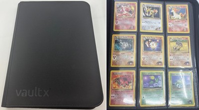 Pokemon Cards - Complete Uncommon & Common Gym Challenge Set + Folder - NM