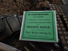 Reproduction vintage Sharps .45-70 UMC Cartridge Box
