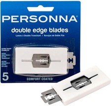 Personna DE Stainless Steel Double Edge Blades - 4" Length, 4.25" Width, 0.5"