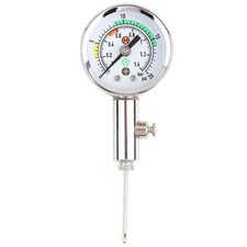 Chazcool Ball Pressure Gauge, Stainless Steel Basketball Air Guage