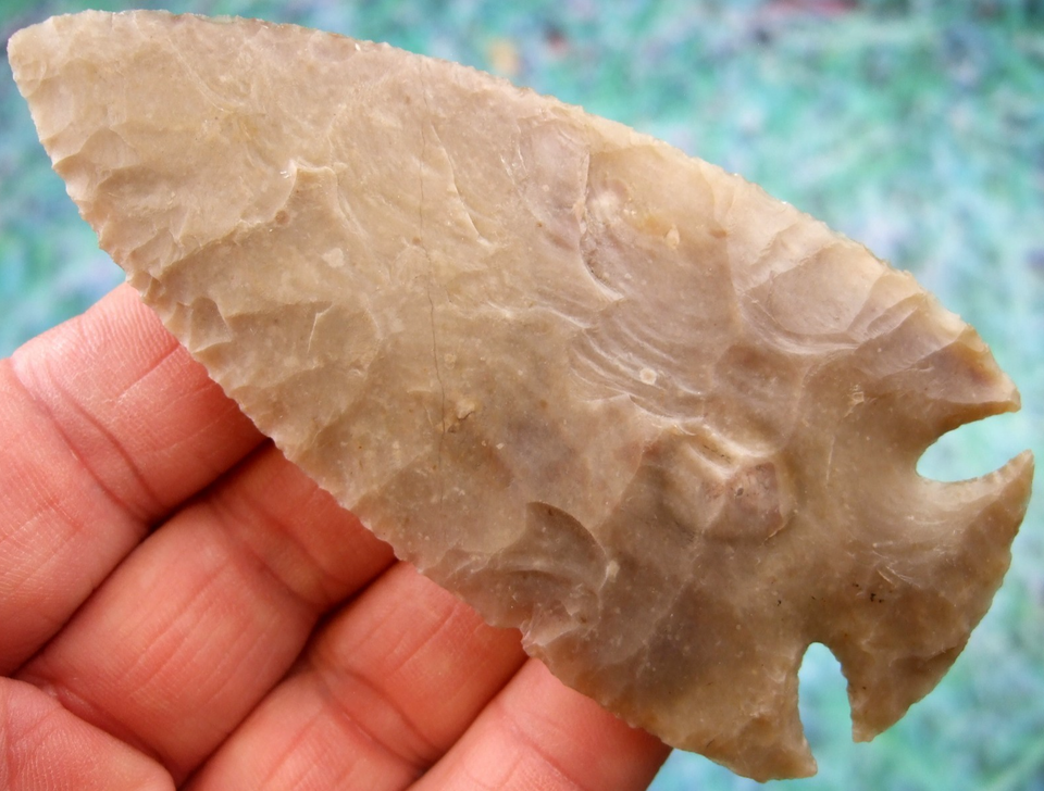 Super Fine Colorful 4 1/4 inch Missouri Snyders Hopewell Point wt COA ...