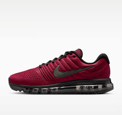 Nike Air Max 2017 Team Red Black Men's Sneakers